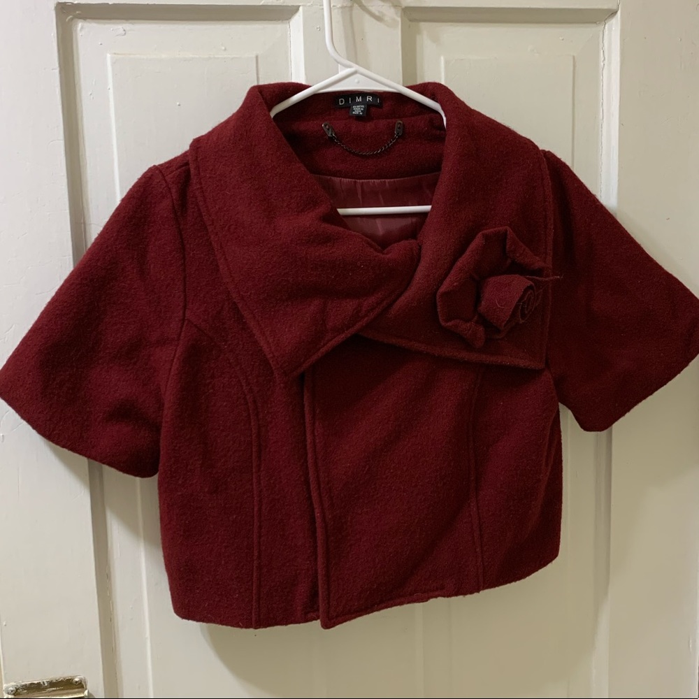 Rust-colored Dimri Jacket, Flower accent, size M